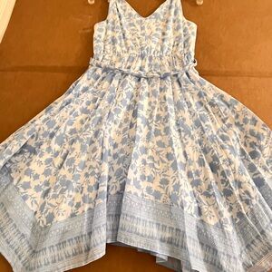 Westport Blue and White Floral woman Dress